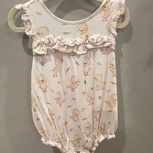Posh peanut ducky romper.